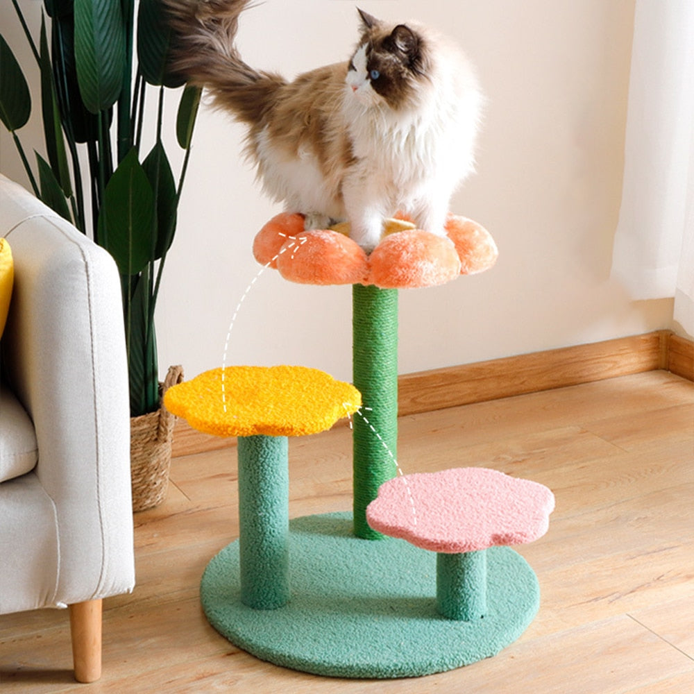 Flower Cat Scratching Post - Cat scratching post