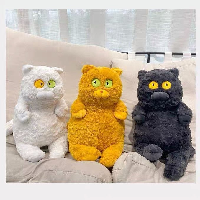 Fluffy Black Cat Plush - Fluffy Black Cat Plush