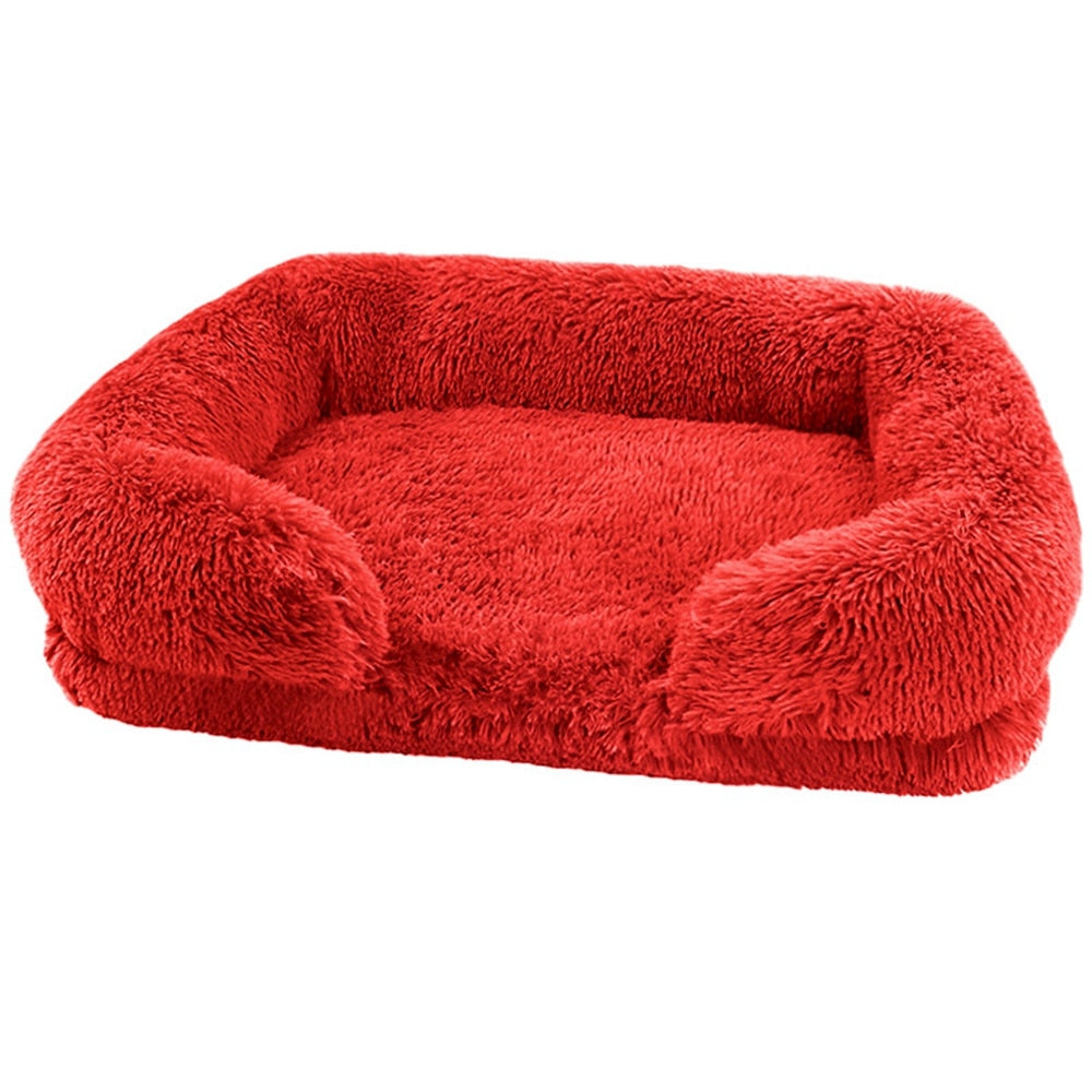 Fluffy Cat Bed - Red / S / United States