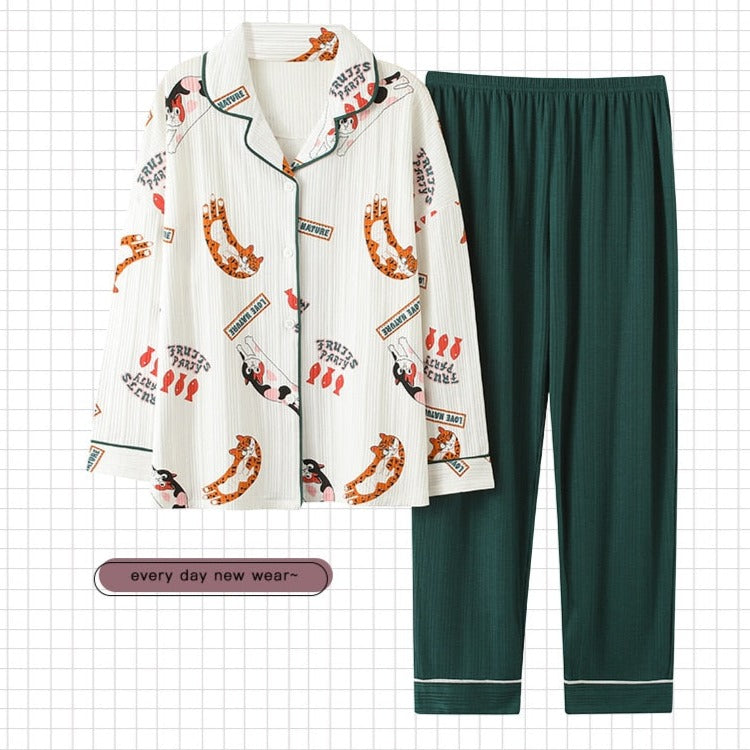 Fluffy Cat Pajamas - Cat pajamas