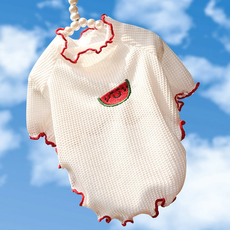 Fruit Clothes for Cats - White / XS - Clothes for cats