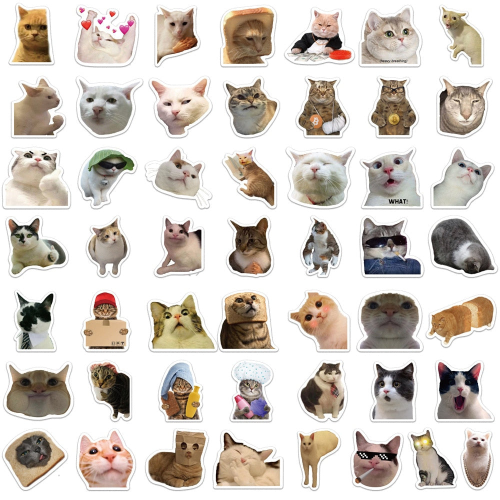 Funny Cat Stickers