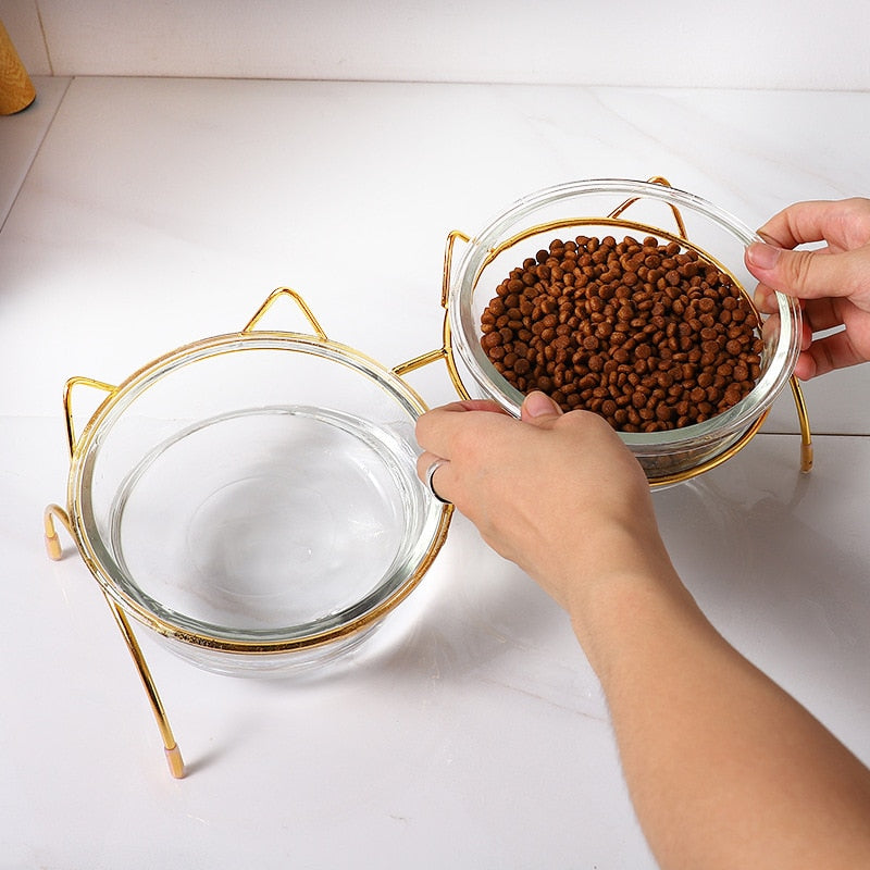 Glass Bowls for Cats - Cat Bowls
