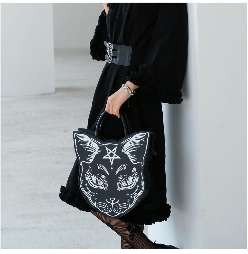 Gothic Cat Handbag - Cat Handbag