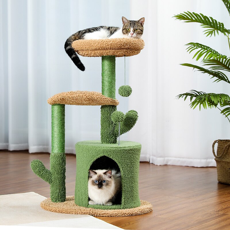 Green Cat Tree