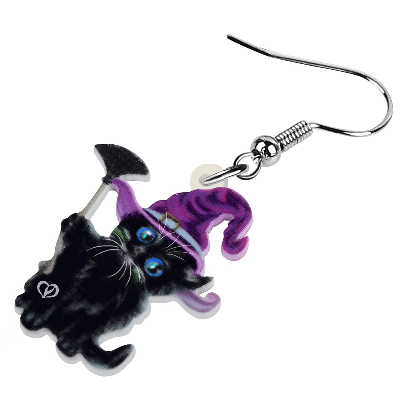 Halloween Black Cat Earrings - Cat earrings