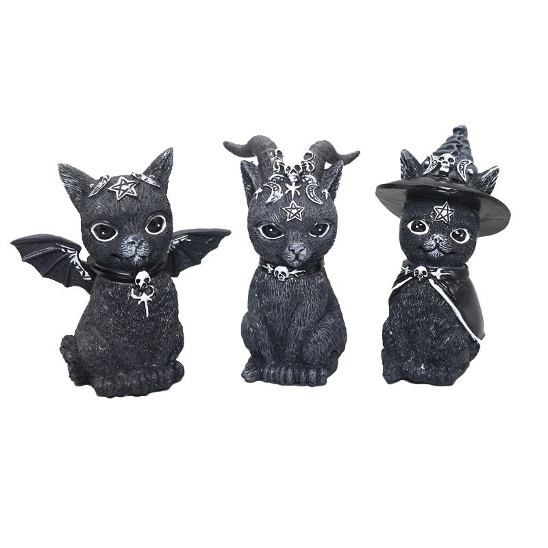 Halloween Cat Figurine