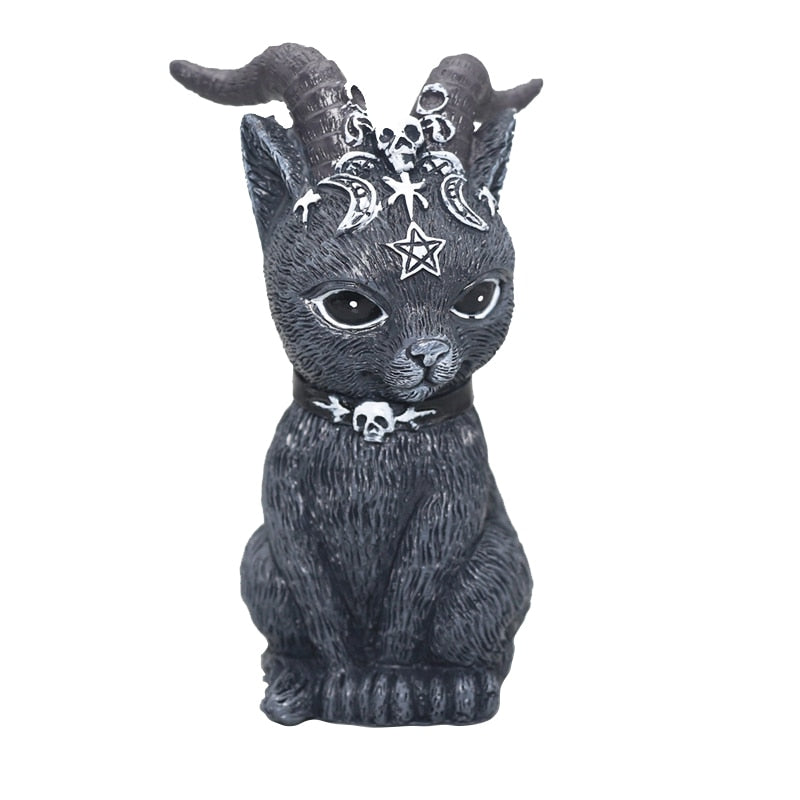 Halloween Cat Figurine