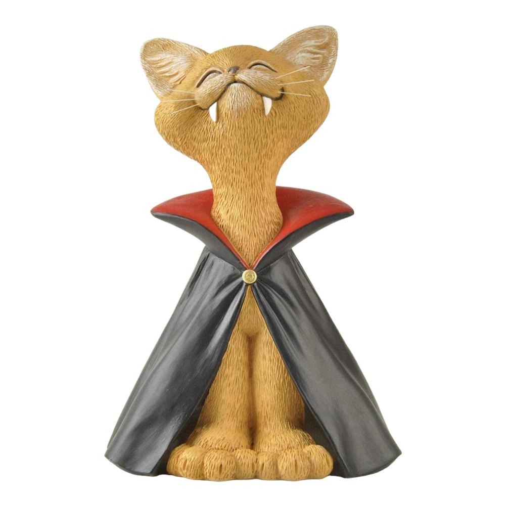 Halloween Cat Statue - Yellow / United States