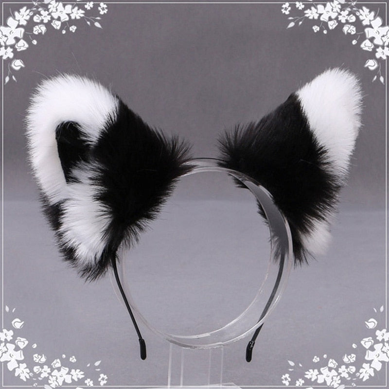 Headband with Cat Ears - Headband with Cat Ears