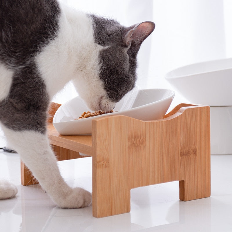Heart Shaped Cat Bowl - Cat Bowls