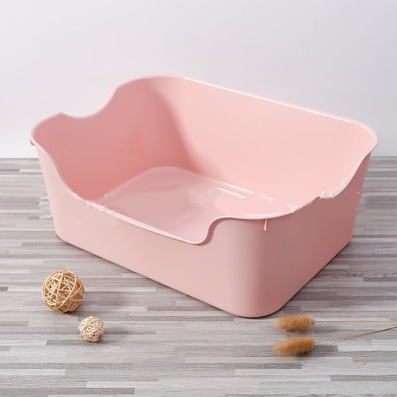 High Sided Cat Litter Box - Cherry Blossom - Cat litter Box