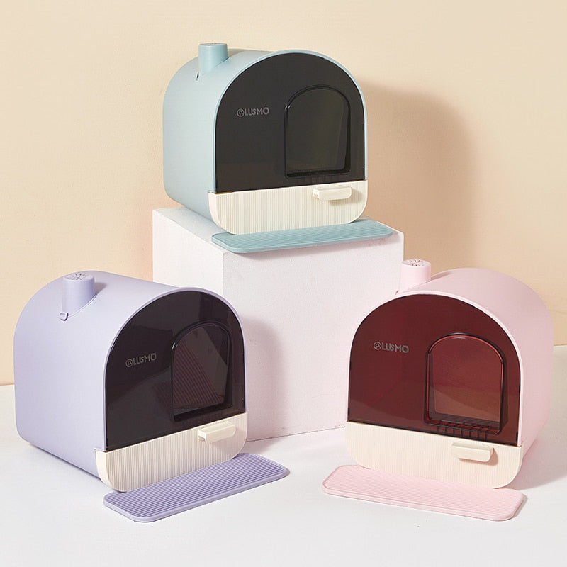 Hooded Cat Litter Box - Cat litter Box