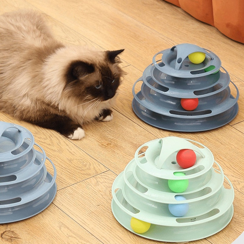 Interactive Tower Cat Toy - Cat Toys