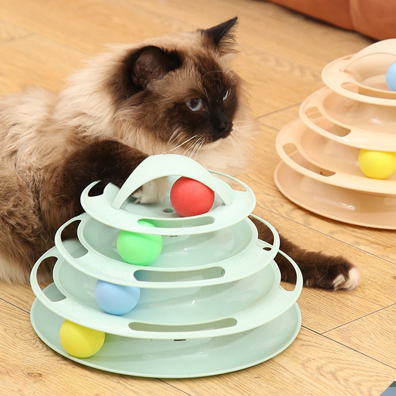 Interactive Tower Cat Toy - Cat Toys