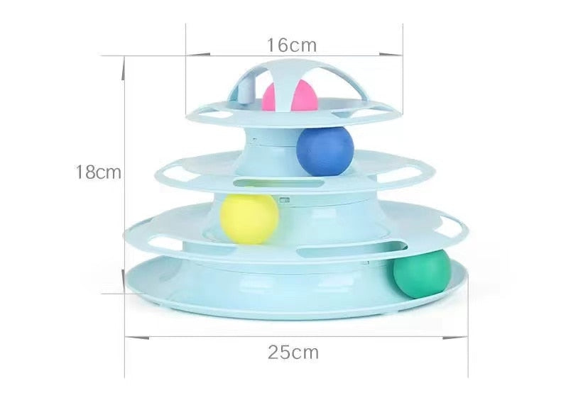 Interactive Tower Cat Toy - Cat Toys