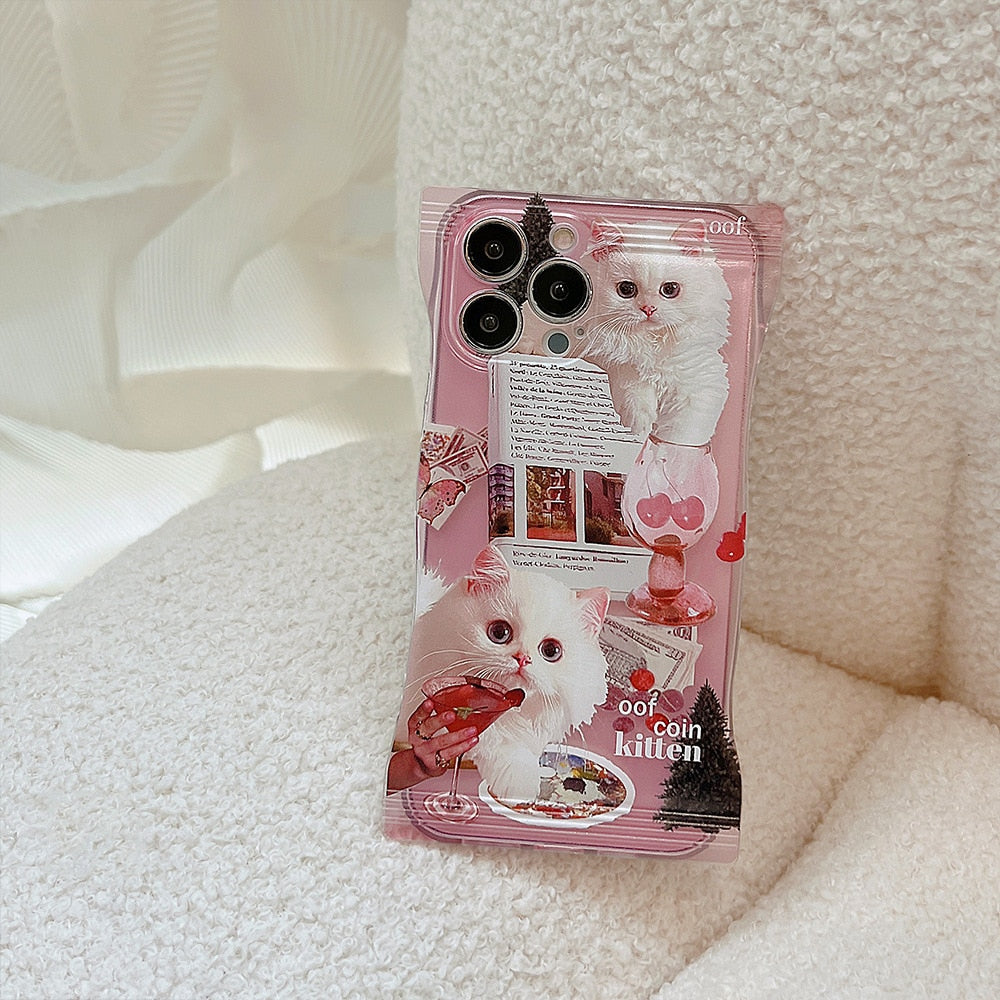 iPhone Candy Cat Phone Case - Cat Phone Case