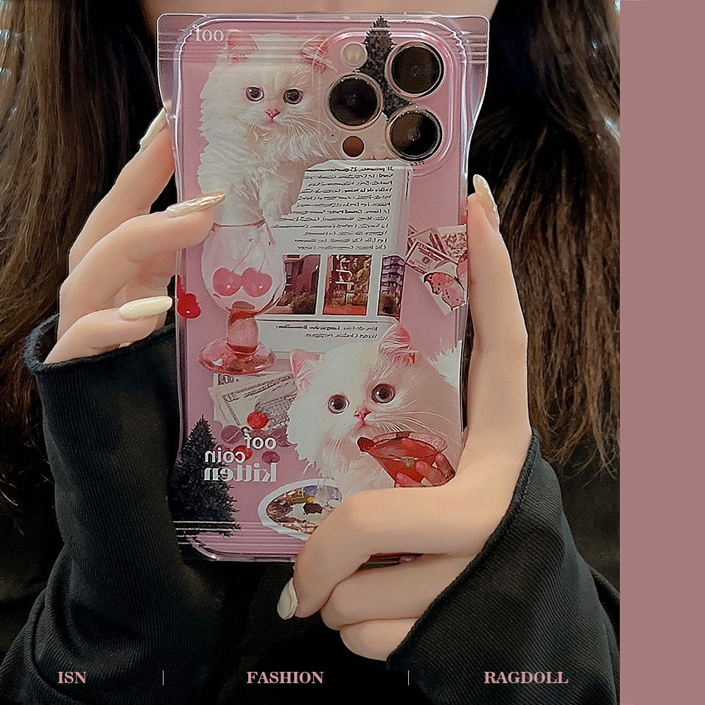 iPhone Candy Cat Phone Case - Cat Phone Case