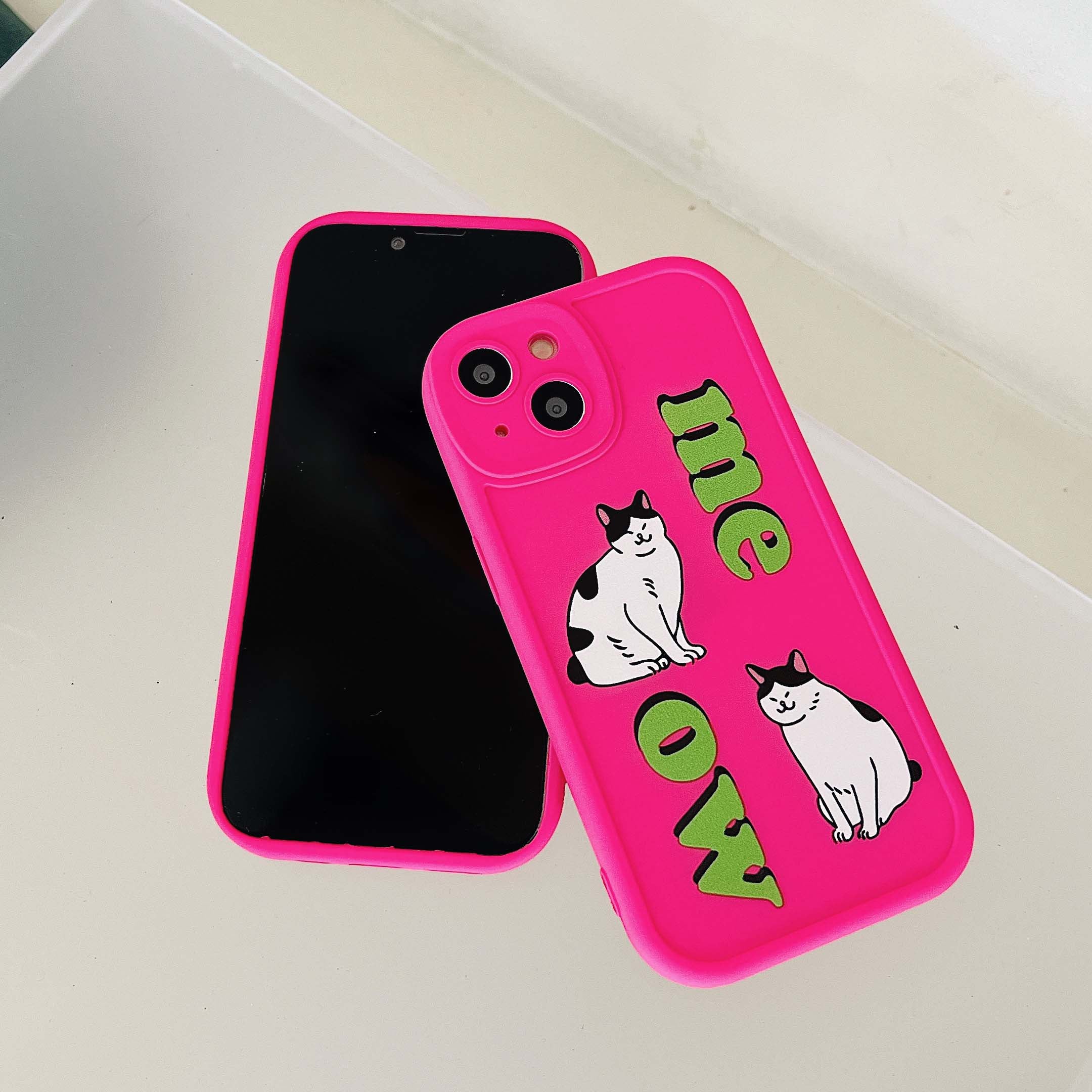 iPhone Cartoon Cat Phone Case - Cat Phone Case