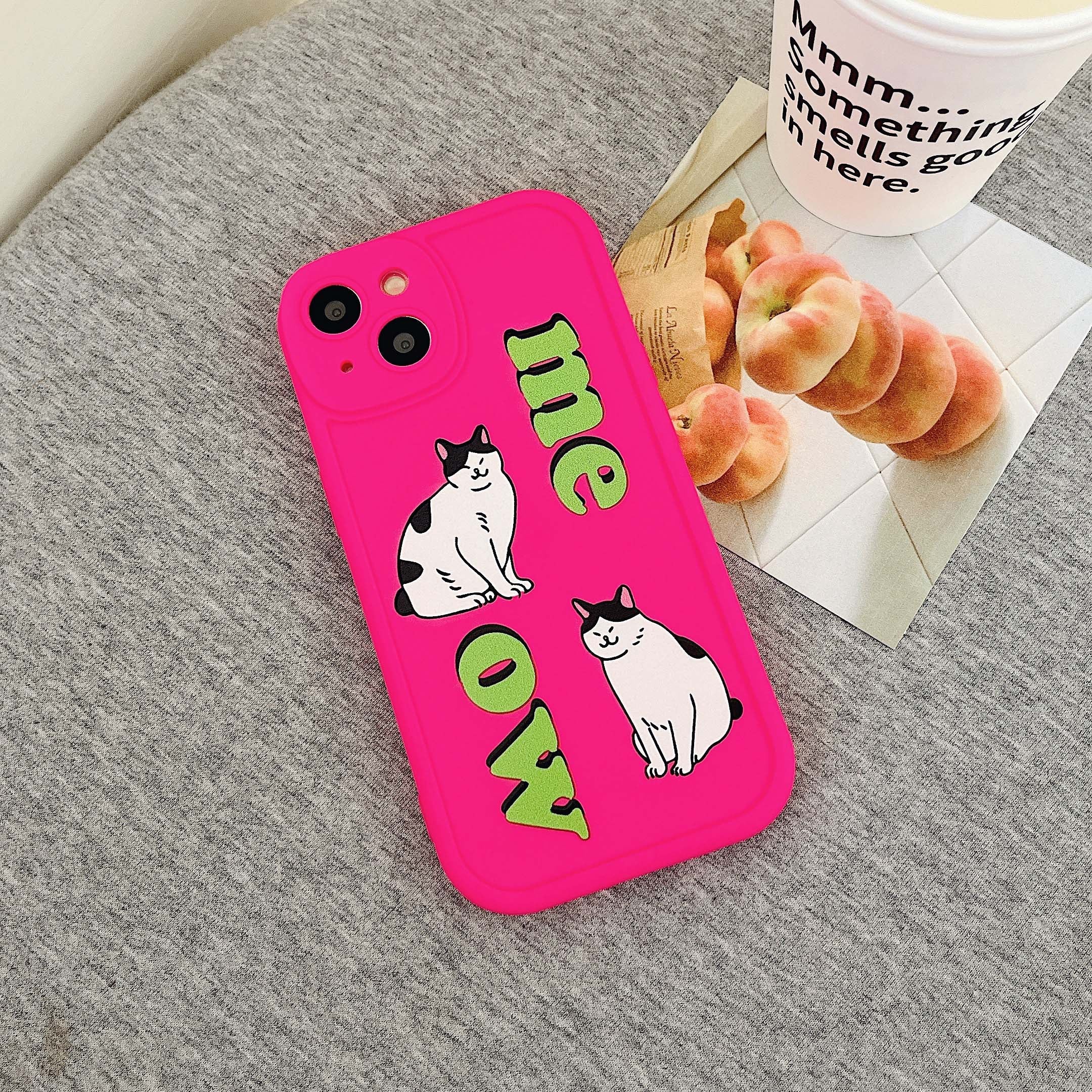 iPhone Cartoon Cat Phone Case - Cat Phone Case
