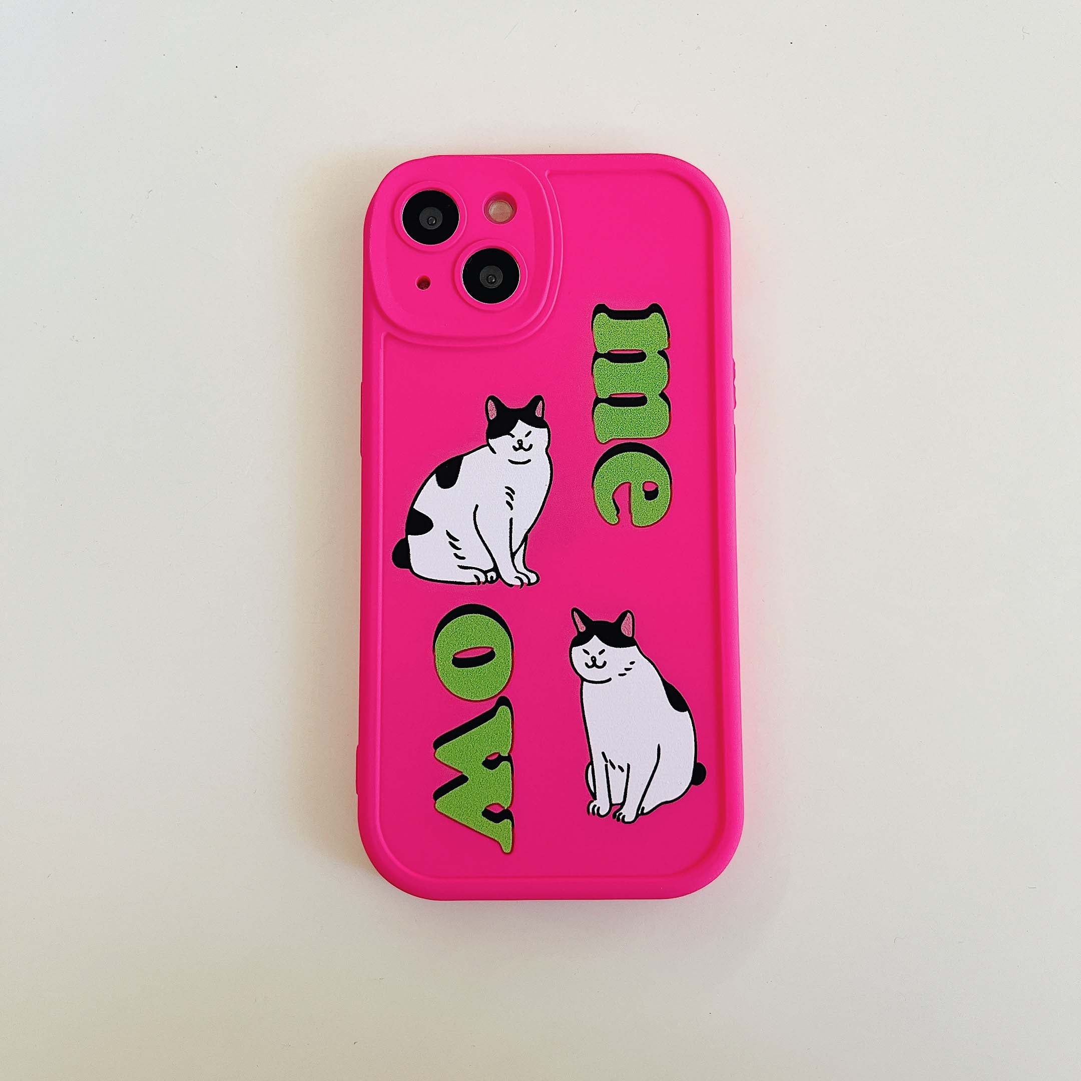iPhone Cartoon Cat Phone Case - Cat Phone Case