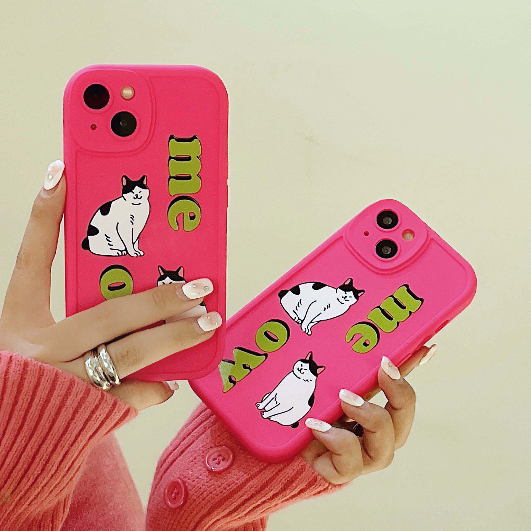 iPhone Cartoon Cat Phone Case - Cat Phone Case
