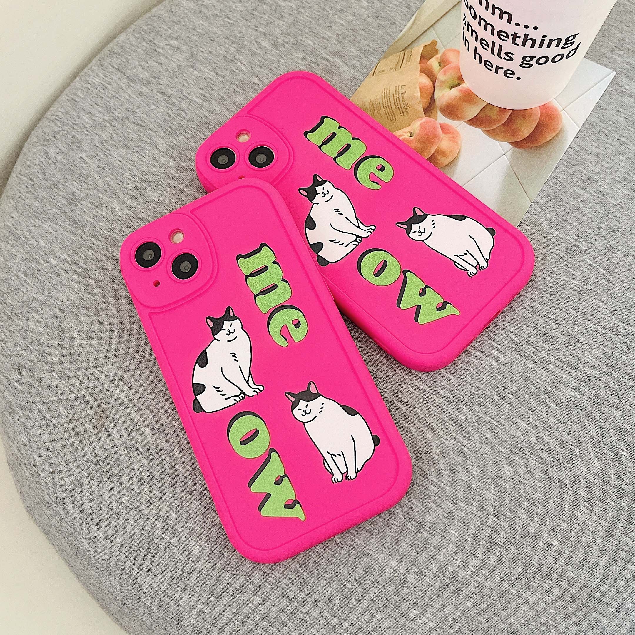 iPhone Cartoon Cat Phone Case - Cat Phone Case