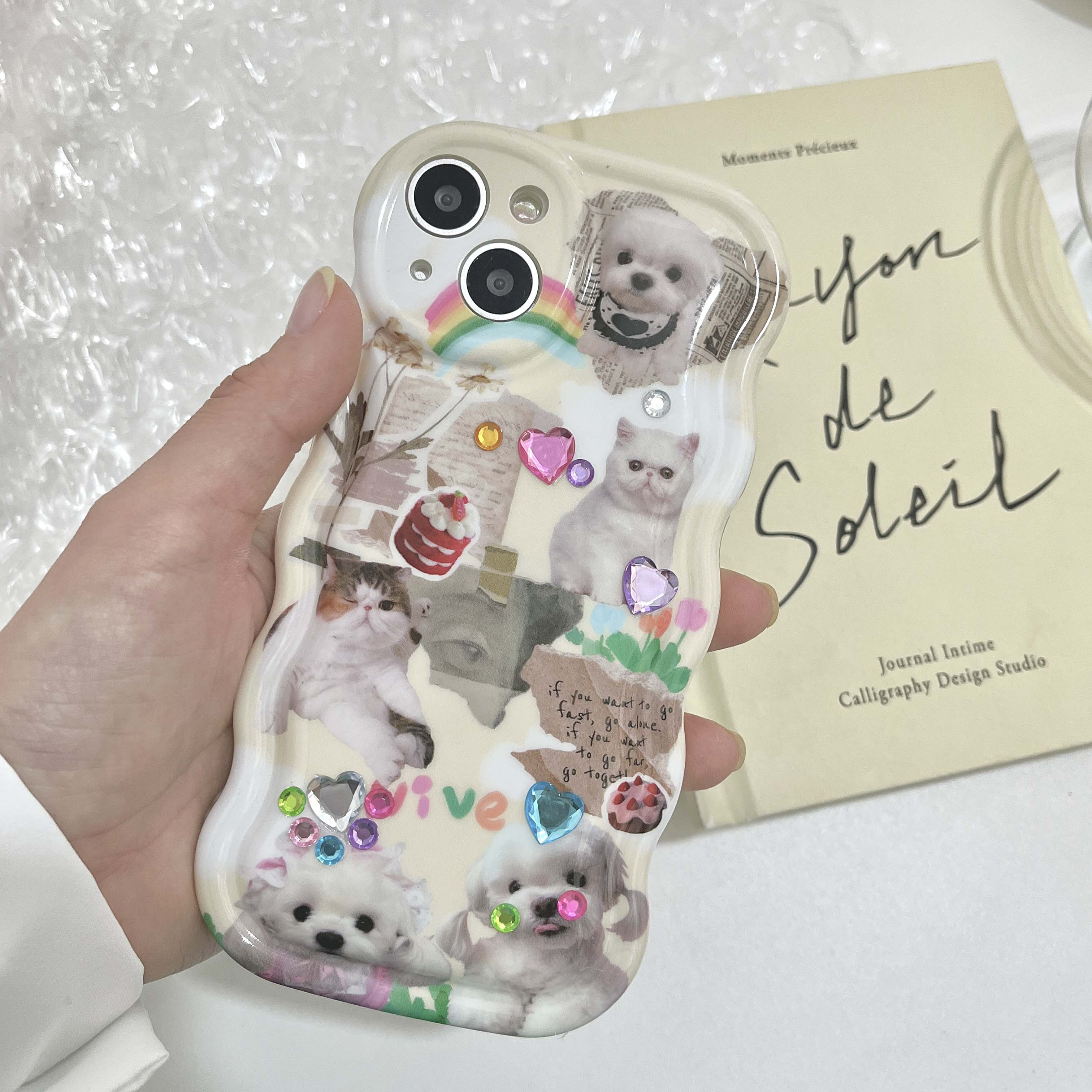 iPhone Cat and Dog Phone Case - for iphone 11 - Cat Phone