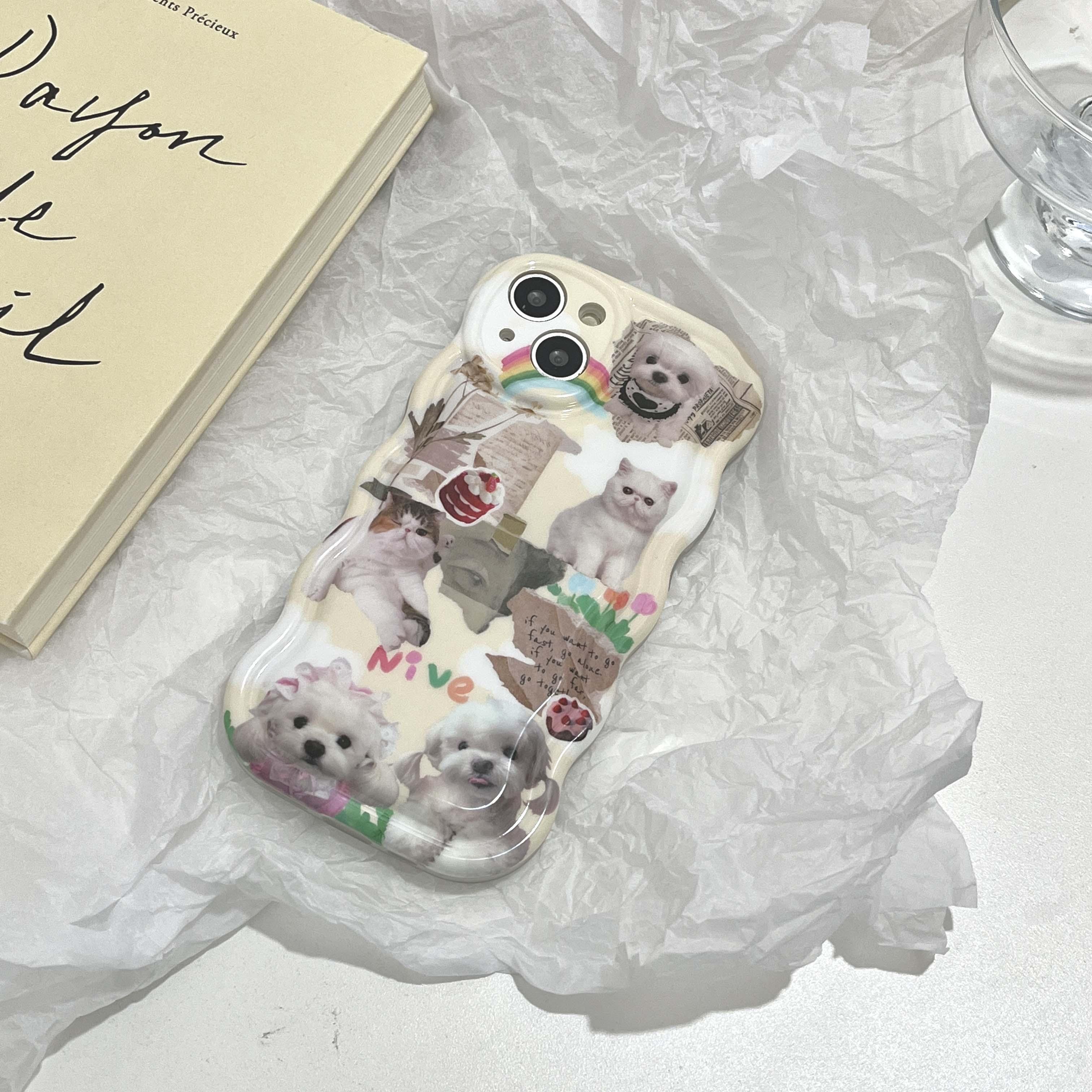 iPhone Cat and Dog Phone Case - Cat Phone Case