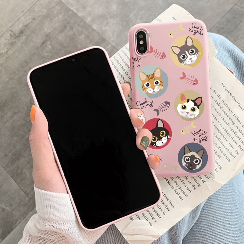 iPhone Cat Face Phone Case - Cat Phone Case