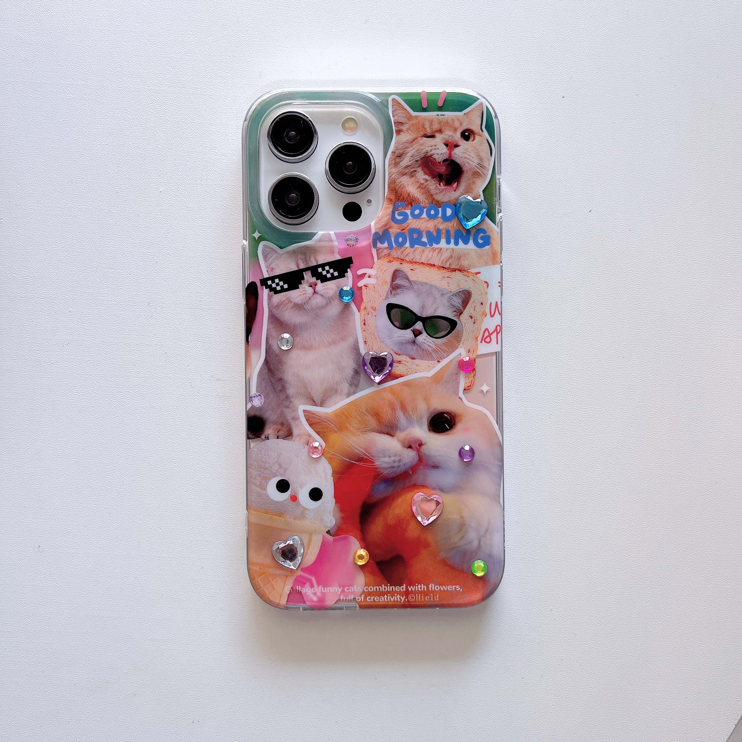 iPhone Cat Meme Phone Case - for iphone 11 - Cat Phone Case