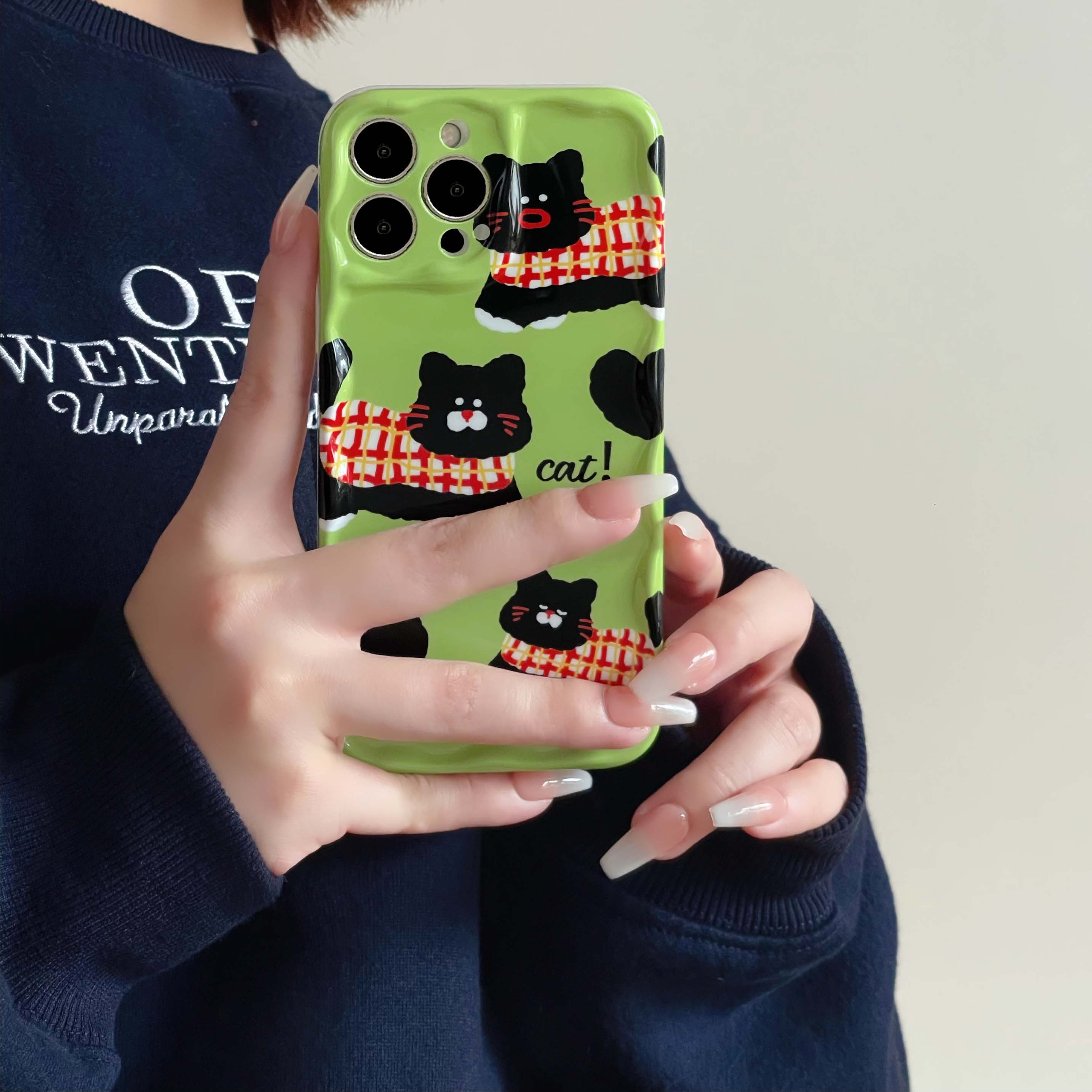 iPhone Matcha Cat Phone Case - Cat Phone Case