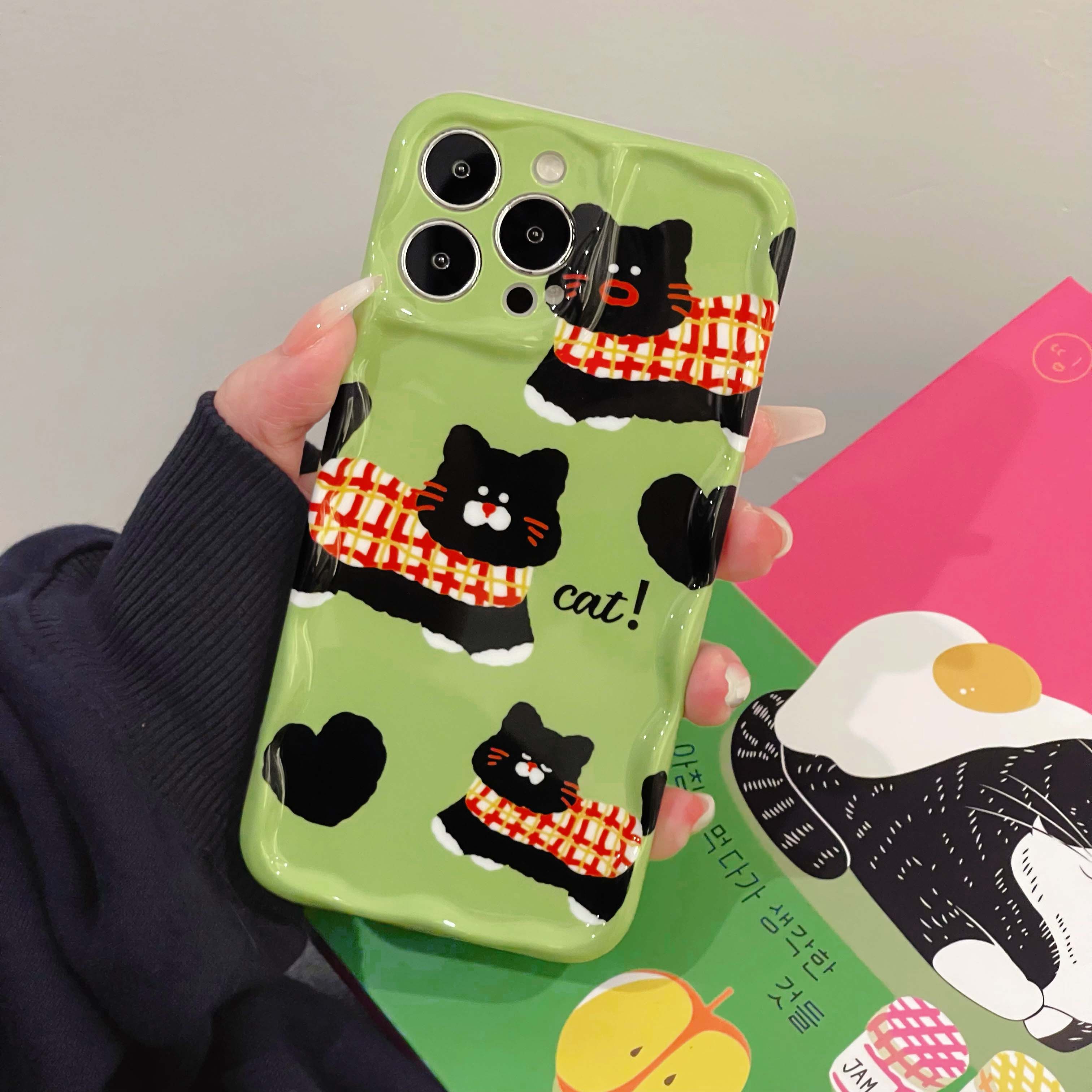 iPhone Matcha Cat Phone Case - for iphone 11 - Cat Phone