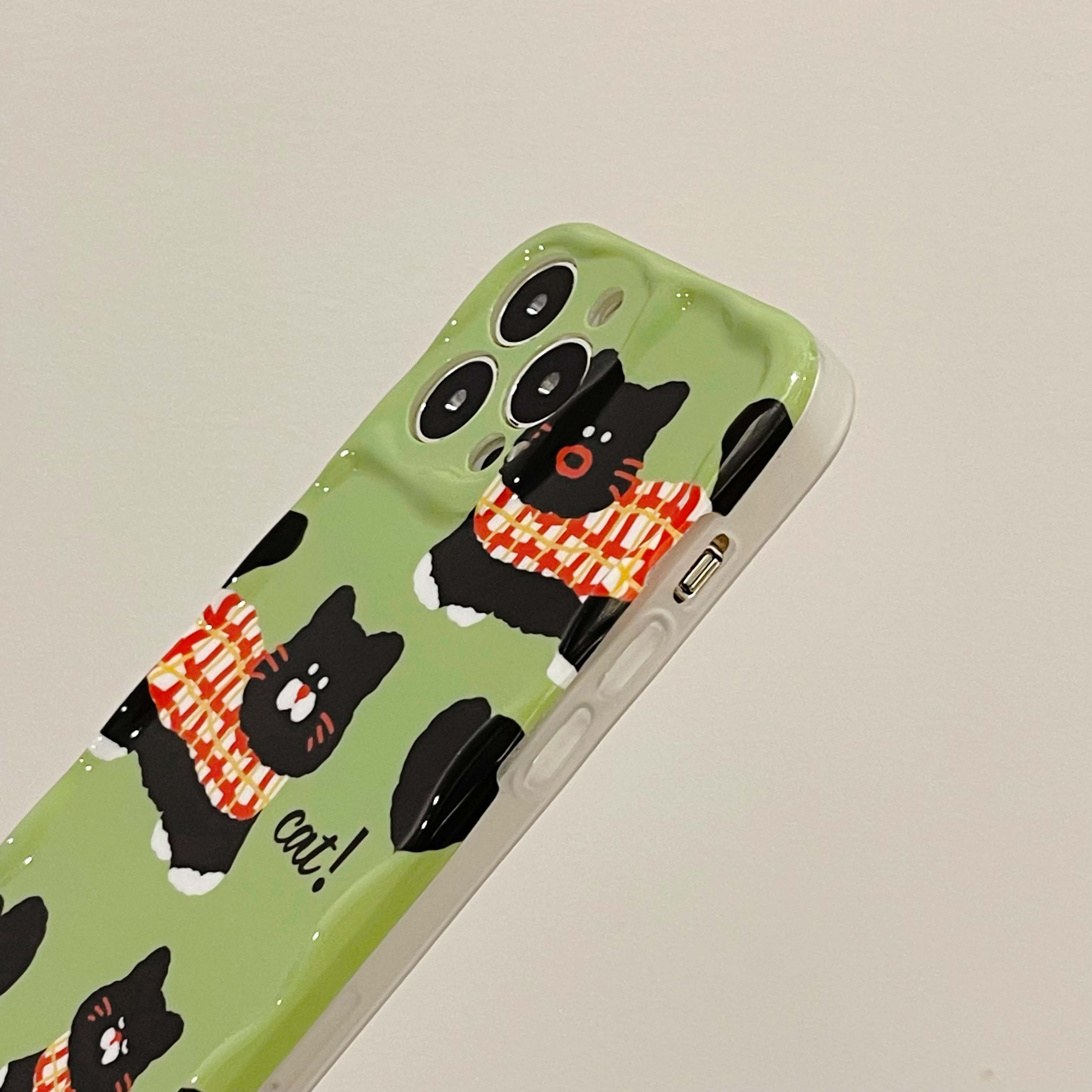 iPhone Matcha Cat Phone Case - Cat Phone Case