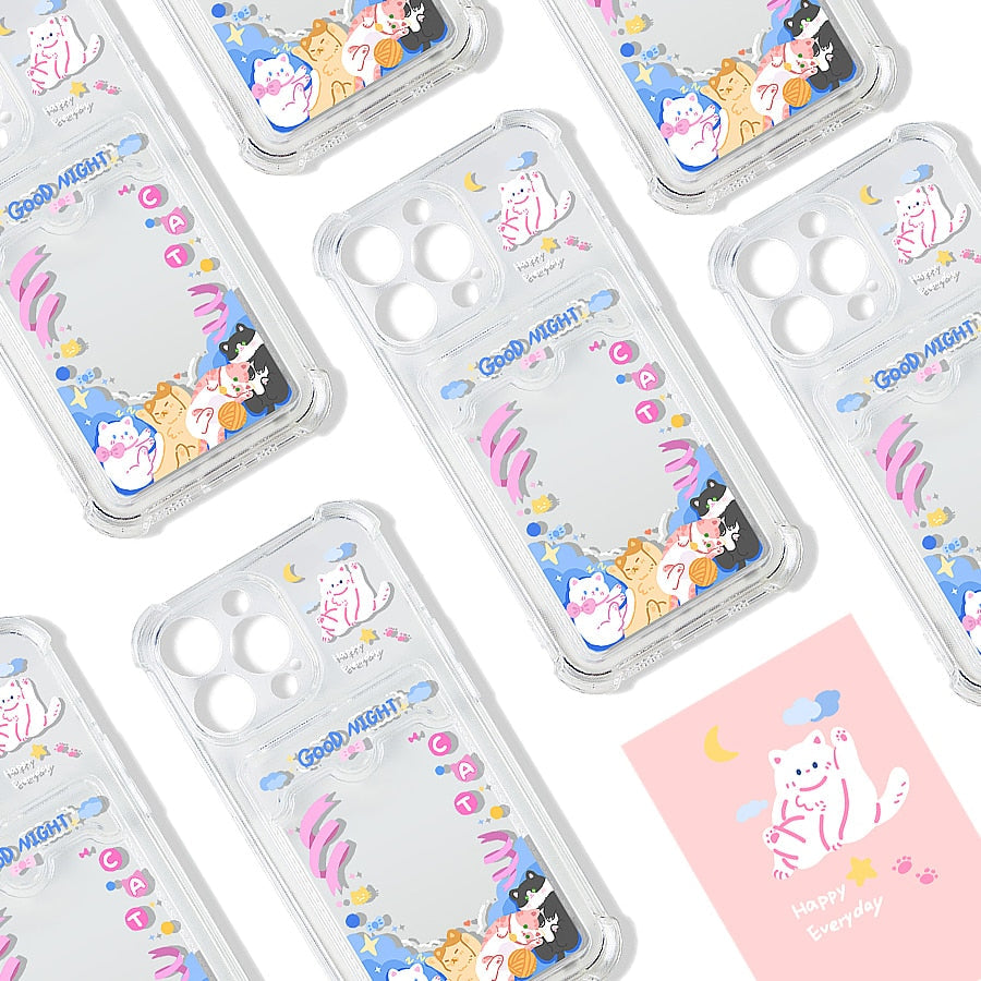 iPhone Photo Card Phone Case - Cat Phone Case