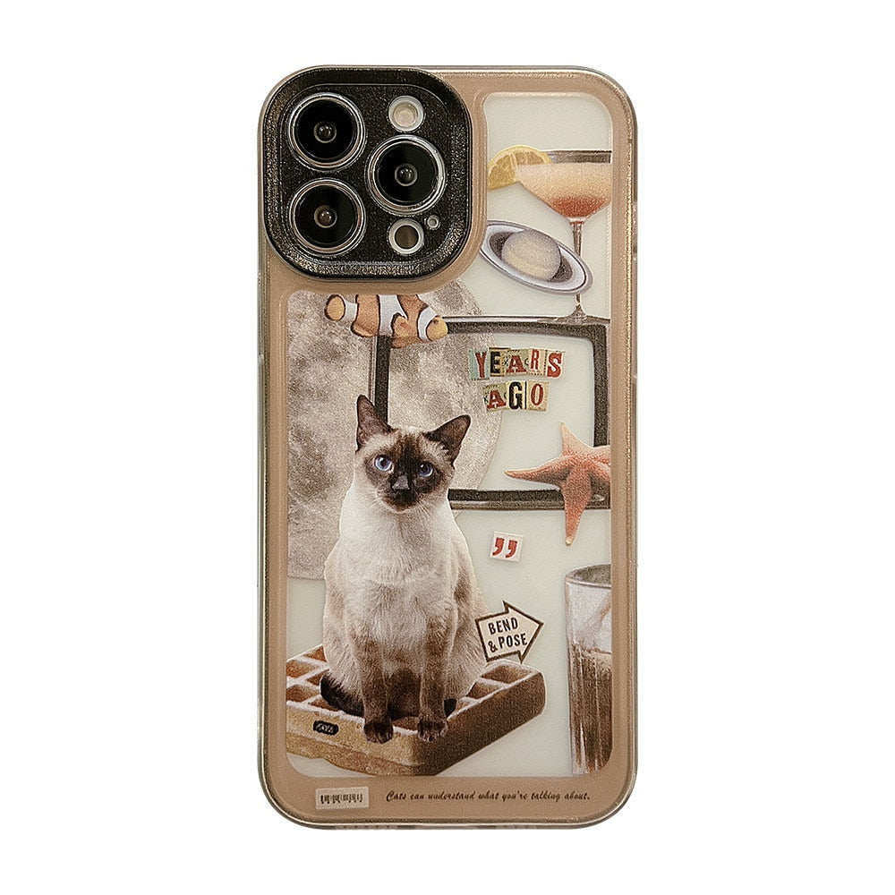 iPhone Siamese Cat Phone Case - Cat Phone Case