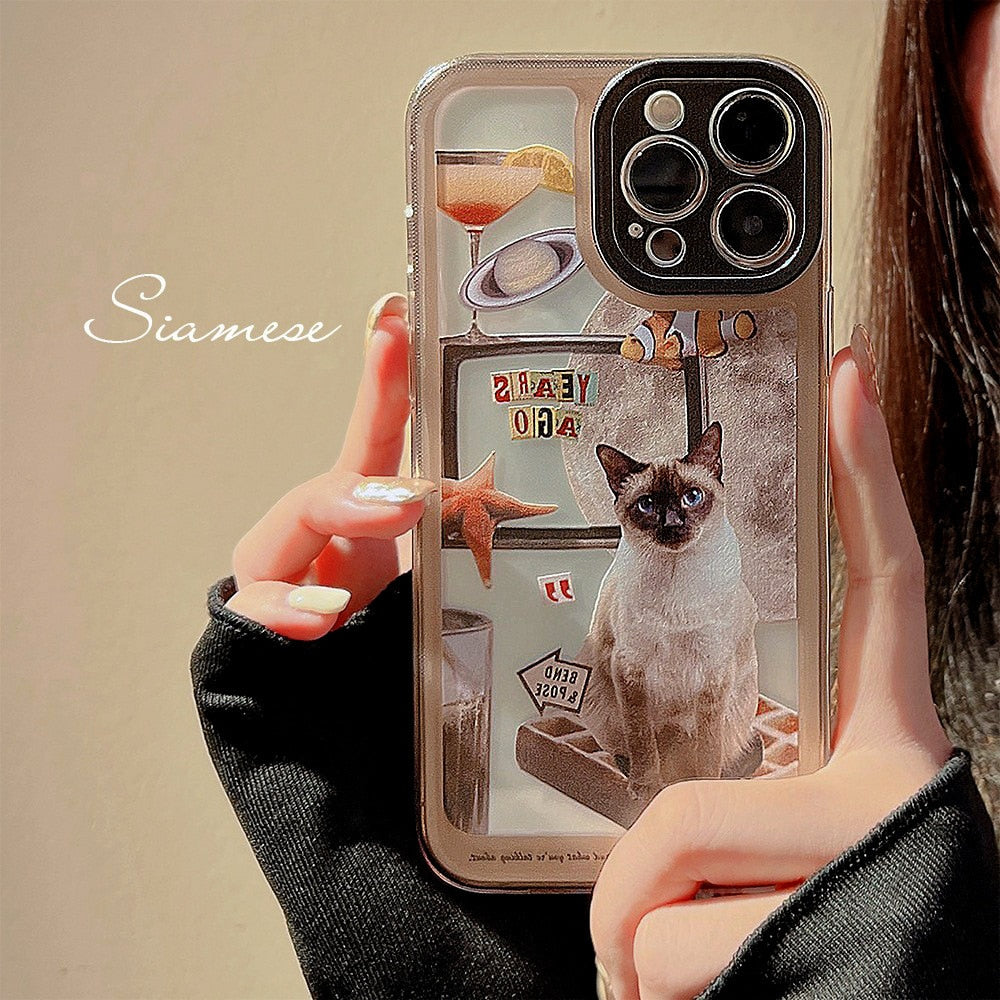 iPhone Siamese Cat Phone Case - Cat Phone Case