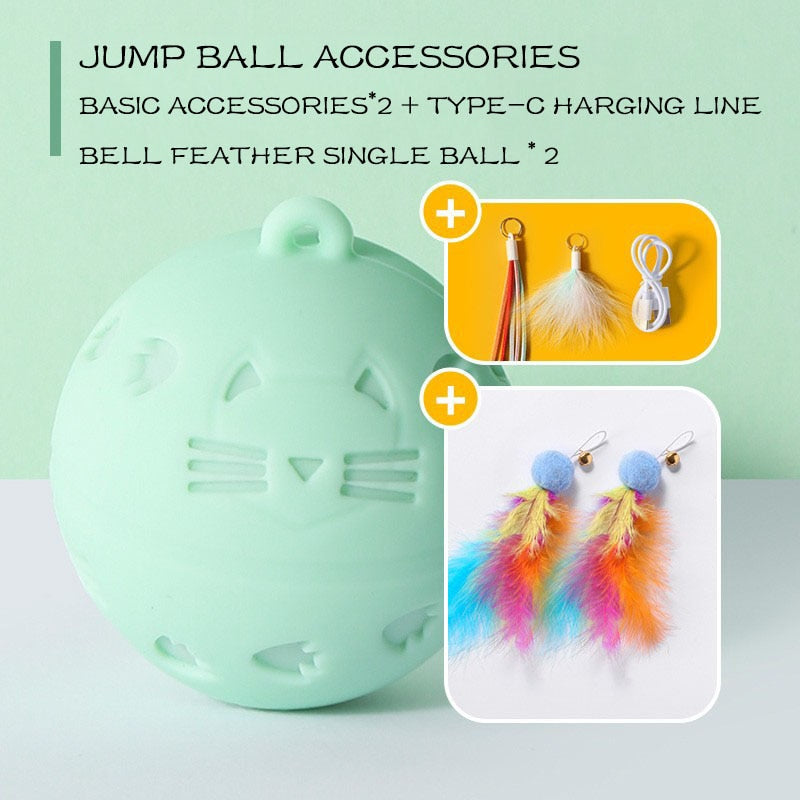 Jumping Ball Cat Toy - Cat Toys