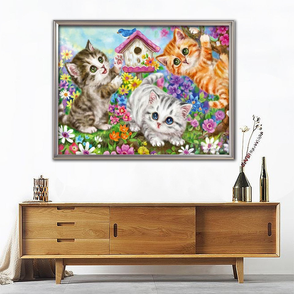 Kawaii Cat Diamond Painting