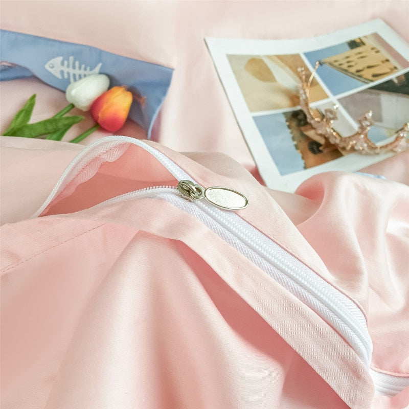 Kawaii Cat Duvet Cover