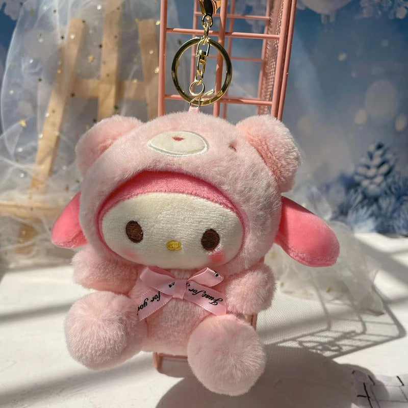 Kawaii Cat Keychain - Pink - Cat Keychains
