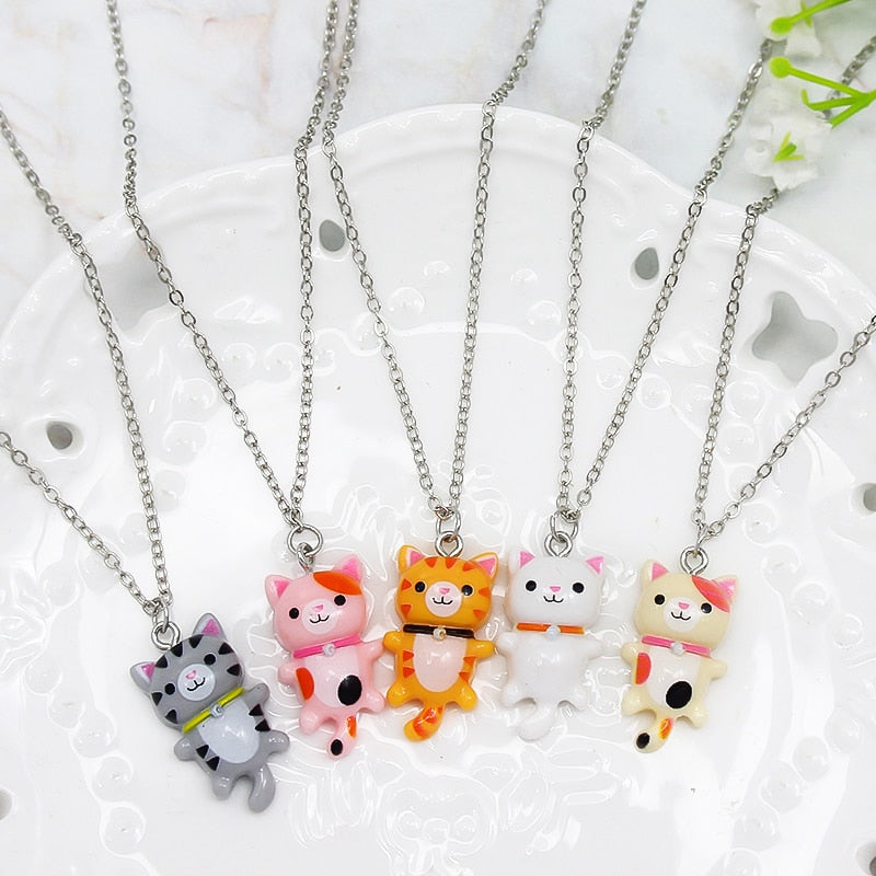 Kawaii Cat Necklace - Cat necklace