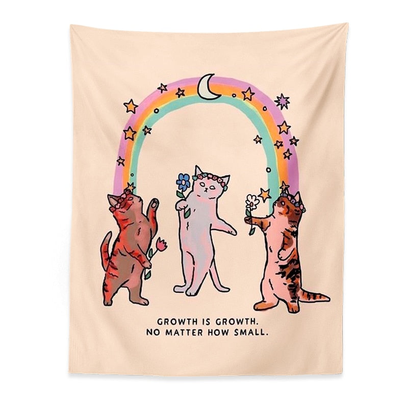 Kawaii Cat Tapestry - Cat Tapestry