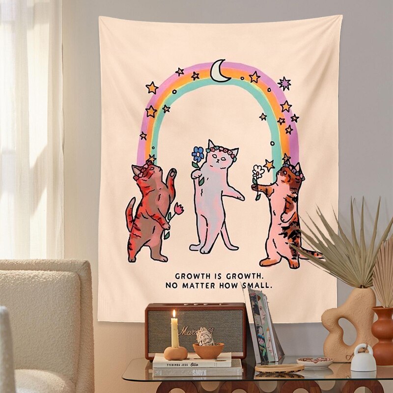 Kawaii Cat Tapestry - Cat Tapestry