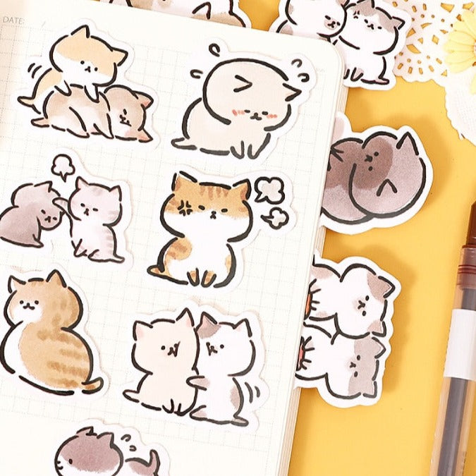 Kawaii Cute Cat Stickers