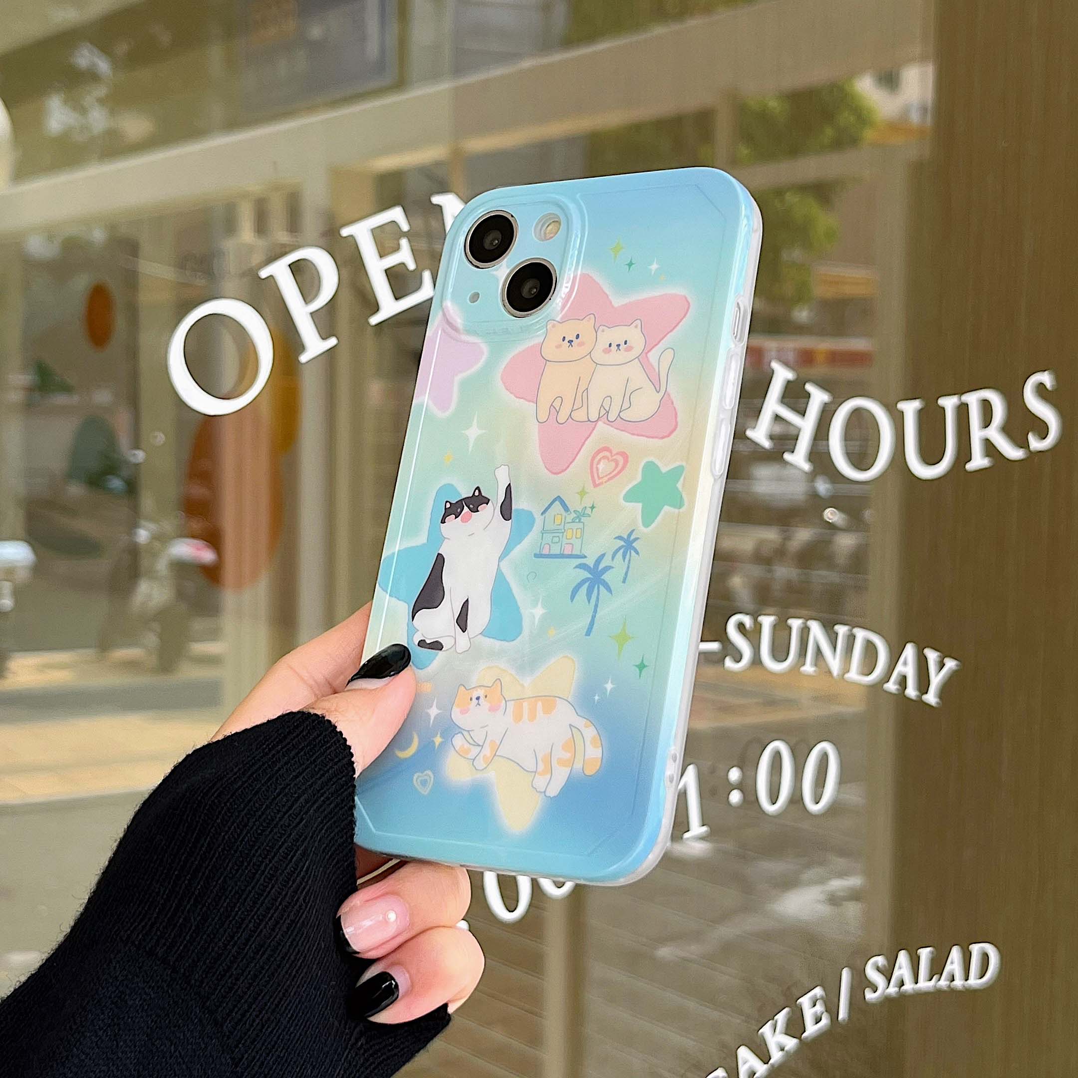 Kawaii iPhone Cat Phone Case - Cat Phone Case