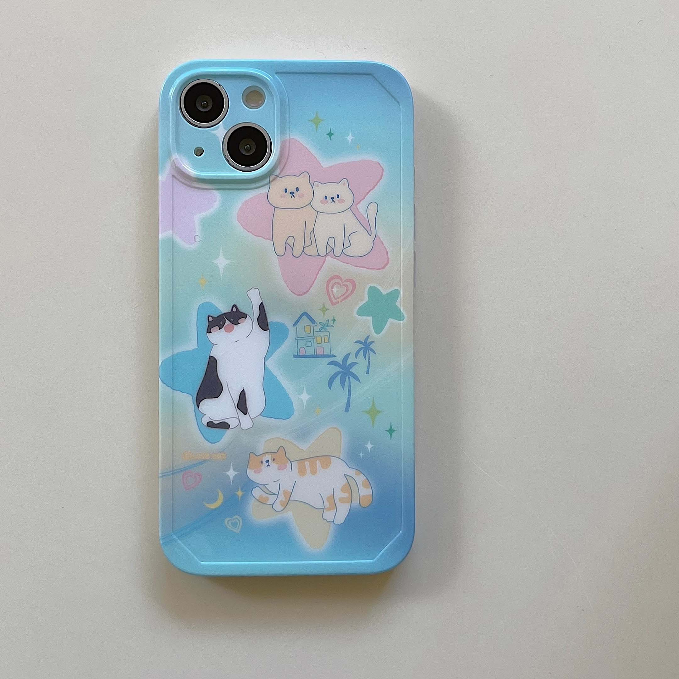 Kawaii iPhone Cat Phone Case - Cat Phone Case