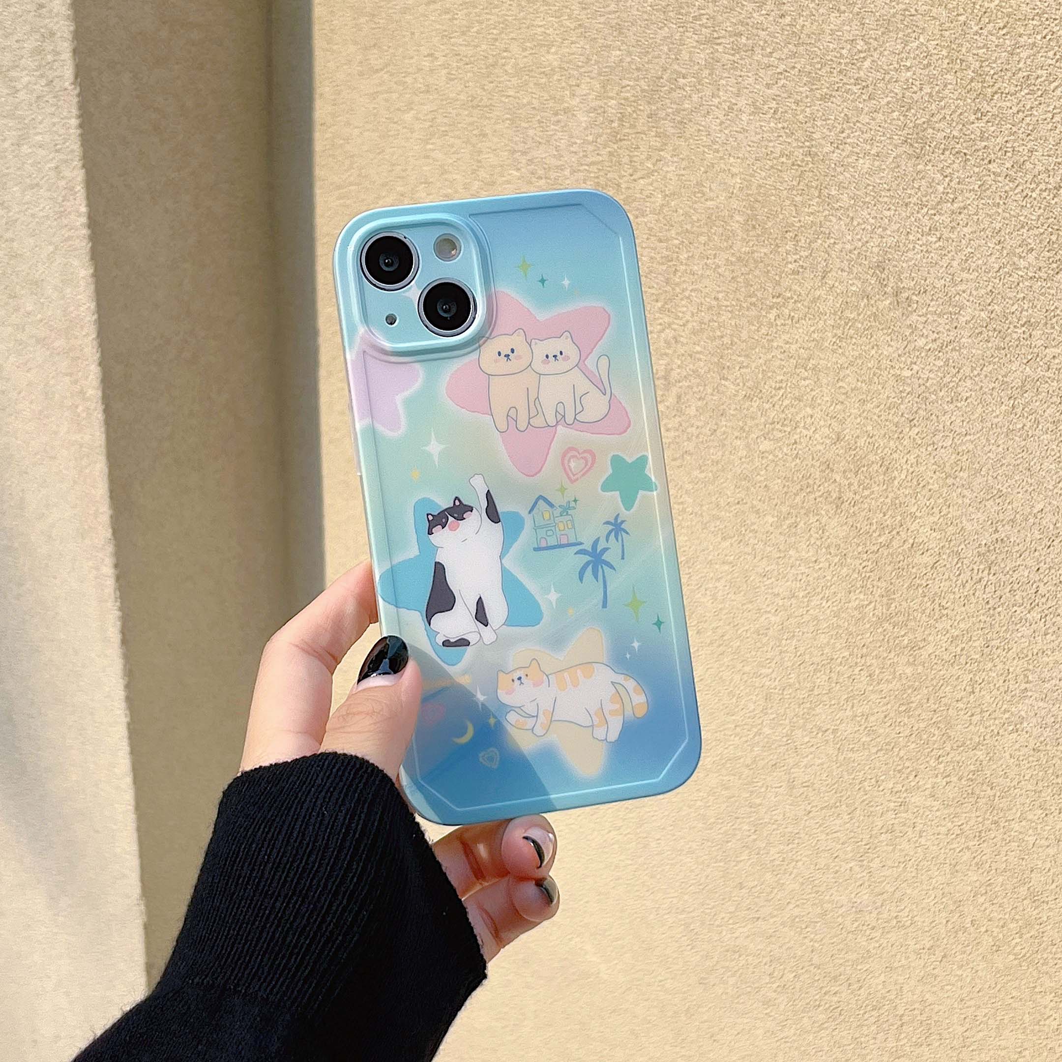 Kawaii iPhone Cat Phone Case - Cat Phone Case