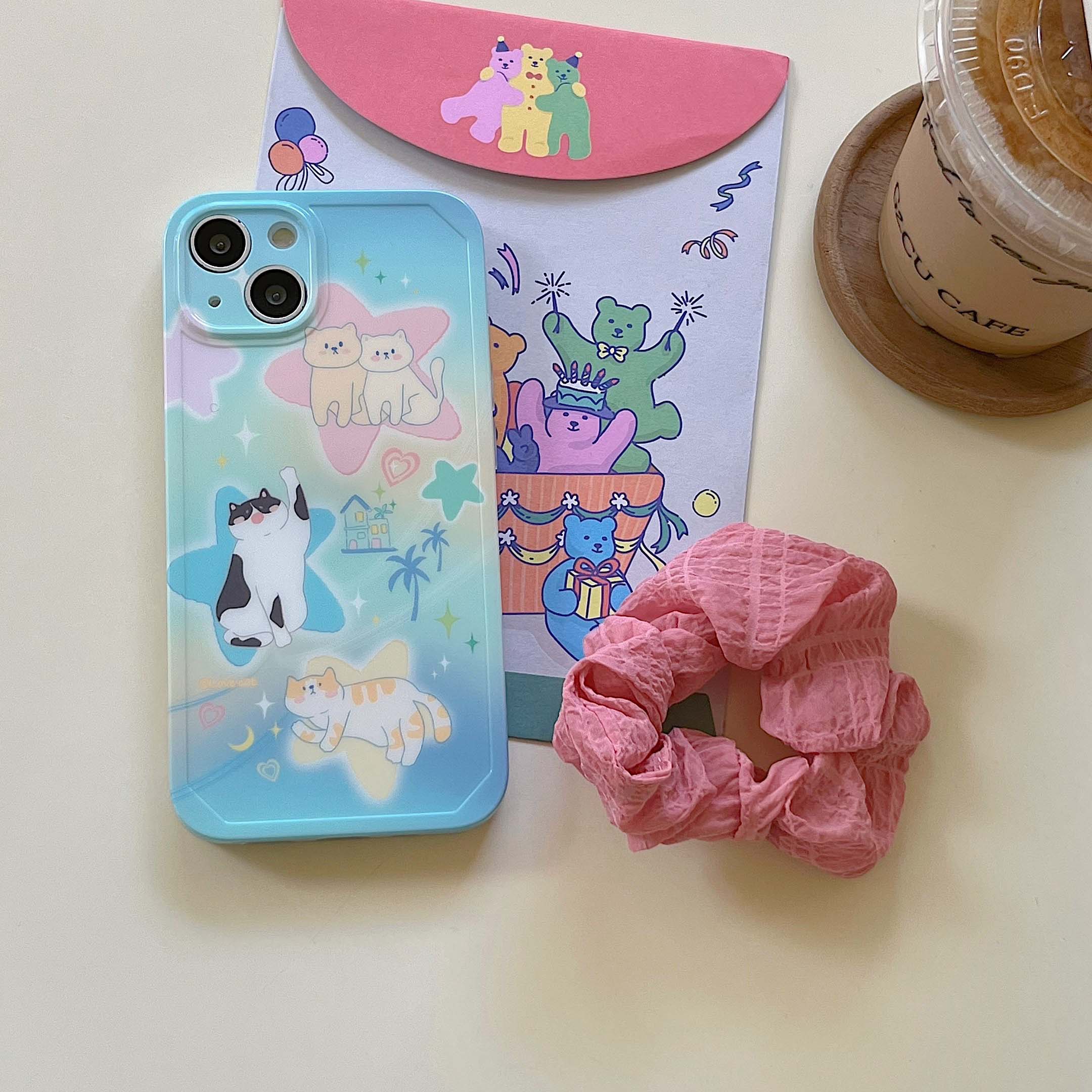 Kawaii iPhone Cat Phone Case - Cat Phone Case
