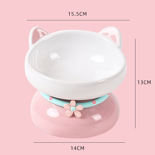 Kitty Cat Bowl - Pink - Cat Bowls